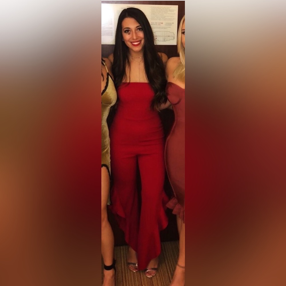 Red Lulus Jumpsuit